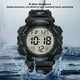 thumbnail image 3 of Reloj Digital Para Hombre, Reloj Digital Para Hombre Con Zona Horaria Dual, Cronómetro, Temporizador, Calendario Y Despertador Para Actividades Al Aire Libre, 3 of 7