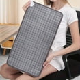 thumbnail image 1 of SNNROO 1pc SoftTouch Electric Heating Pad with 9-Level Temperature Control and 4-Level Intelligent Timer  Machine Washable Cotton Flannel Body Warmer  Microwaveable Hot Compress for Knee, 1 of 6
