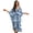 Blue Tie-dye Pattern, variant on Women Beach Coverups Kaftan Dress Plus Size Flowey Caftan Maxi Beach Dress Swimsuit Cover Up Soft Lightweight Summer Dresses Loungewear Outfits, Leopard Print Beige Gradient