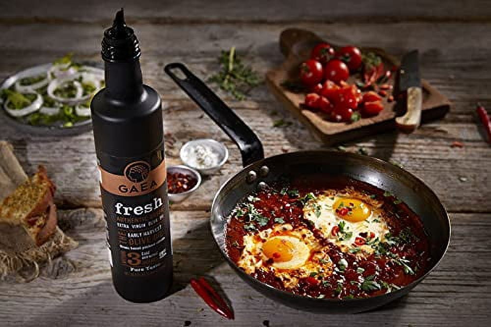 Gaea Greek Fresh Special Reserve Extra Virgin Olive Oil | First Cold Pressed Limited Edition | Non-GMO | Robust Flavor Perfect for Dressings |16.9oz (Pack of 1)