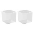 thumbnail image 1 of relayinert Mini Organisateur de Colliers en Forme de Bonbon Rangement de Colliers Transparent 10*10*10cm 2Ensemble, 1 of 6