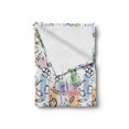 thumbnail image 2 of Abstract Soft Flannel Fleece Throw Blanket, Kitchen Stuff and Colored Rectangles Cuisine Chefs Table Illustration, Cozy Plush for Indoor and Outdoor Use, 70" x 90", Multicolor, by Ambesonne, 2 of 6