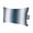 Dark blue, variant on Chaise Lounge Headrest Pillow 2 Pack, Purple White Ombre Waterproof Chair Pillows with Insert & Adjustable Elastic Strap for Beach Pool, Retro Rustic Minimalist Abstract Art Outdoor Patio Pillow