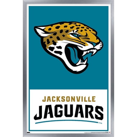 NFL Jacksonville Jaguars – Logo 21 Wall Poster 14.725 x 22.375 Framed