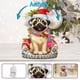 thumbnail image 5 of Ornamentos Escritorio Pintura Diamantes Kit Navidad Cabeza Agitación Acrílica Gato Naranja, 5 of 9
