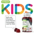 thumbnail image 5 of VITEEY Prebiotic Fiber Gummies for Kids 4g, Digestive Health Support, Fruit Flavor, 120 Ct, 5 of 7