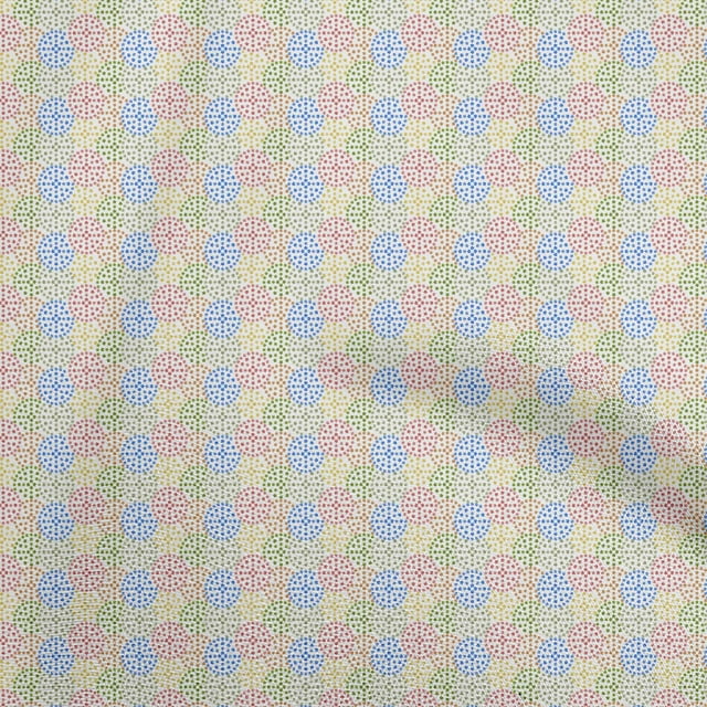oneOone Rayon White Fabric Floral Craft Projects Decor Fabric Printed By The Yard 56 Inch Wide