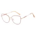 thumbnail image 1 of Retro Metal Frame Anti-UV Blue Rays Glasses PC Vision Care Computer Goggles Ultra-light Eyeglasses for Women Girls, 1 of 5