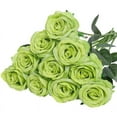 thumbnail image 1 of 12 Pack Halloween Decorations Black Rose Artificial Flower Reali, 1 of 5