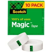 Scotch(R) Magic(TM) 810 Tape, 3/4in. x 1000in., Pack Of 10 Rolls, 810P10K