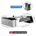thumbnail image 1 of Luxury Corner Office Desk Reception Console Computer L Shape Writing Workbench Executive Drawers Tavolo Da Lavoro Furniture My Lux Decor Round, 1 of 14