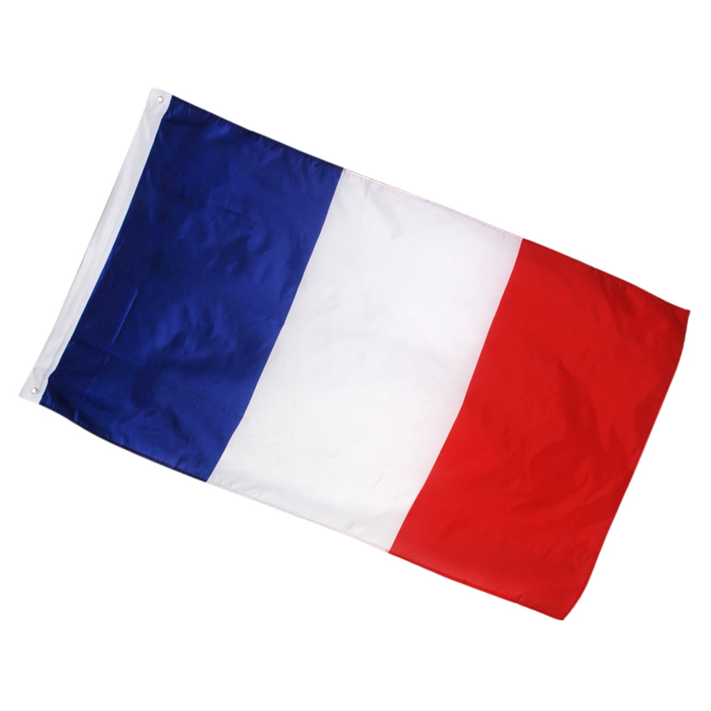 France Polyester Flag 3x5Ft Big National Patriot Flag Banner Show Decor