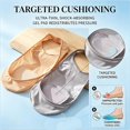 thumbnail image 7 of Women's Ice Silk No Show Ultra, Cooling Breathable & Non-Slip Invisible Liners for Flats, Loafers and Low-Cut Shoes, 7 of 7