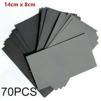 70Pcs Sandpaper Wet Dry 600 800 1000 1200 1500 2500 Grit Sanding Paper