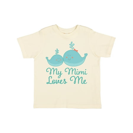 

Inktastic My Mimi Loves Me Gift Toddler Boy or Toddler Girl T-Shirt