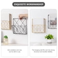thumbnail image 5 of LABSERRON 4-Pack Hanging Wall File Organizer for Documents, Magazines, and Office Storage, and Space-Saving, 5 of 8