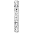 thumbnail image 3 of Unique Moments Lab Grown 2 Carat Diamond Eternity Wedding Ring 10K White Gold Womens Band, 3 of 6