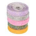 thumbnail image 2 of Bling Crystal Ribbon,5 Rolls Rhinestone Strip Crystal Ribbon Rhinestone Strip Unrivaled Performance, 2 of 14