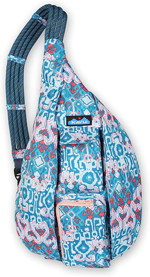 Spring Hodgepodge KAVU Rope Bag Sling Crossbody Backpack Travel Cotton Purse 