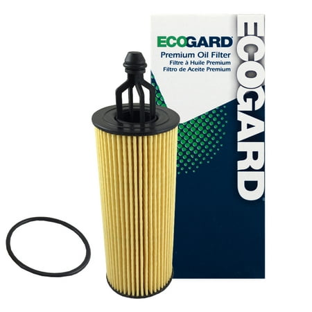 ECOGARD X10040 Cartridge Engine Oil Filter for Conventional Oil - Premium Replacement Fits Jeep Grand Cherokee, Wrangler, Cherokee / Dodge Grand Caravan, Charger, Journey, Durango, (Best Oil Filter For Jeep Wrangler)