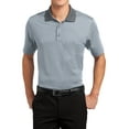 thumbnail image 3 of Mafoose Men's Fine Stripe Performance Polo White/ Shadow Grey 2X-Large, 3 of 5