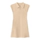 thumbnail image 3 of WILLBEST Vestido Casual Elegante Sin Mangas Con Cuello En V Y Color Liso Para Mujer, Estilo Moderno De Primavera Para Fiestas Y Eventos., 3 of 3