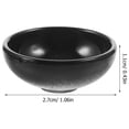 thumbnail image 2 of WASHWEPE 12 Pcs Dollhouse Kitchen Mini Tea Set Black Plastic Realistic Gift, 2 of 8