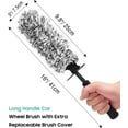 Car Wheel Brush Kit, ScratchFree Microfiber Rim Brush with 2