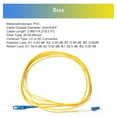 thumbnail image 4 of Unique Bargains LC to SC Fiber Optic Internet Cable Single Mode Replacement Jumper Cord, 4 of 7