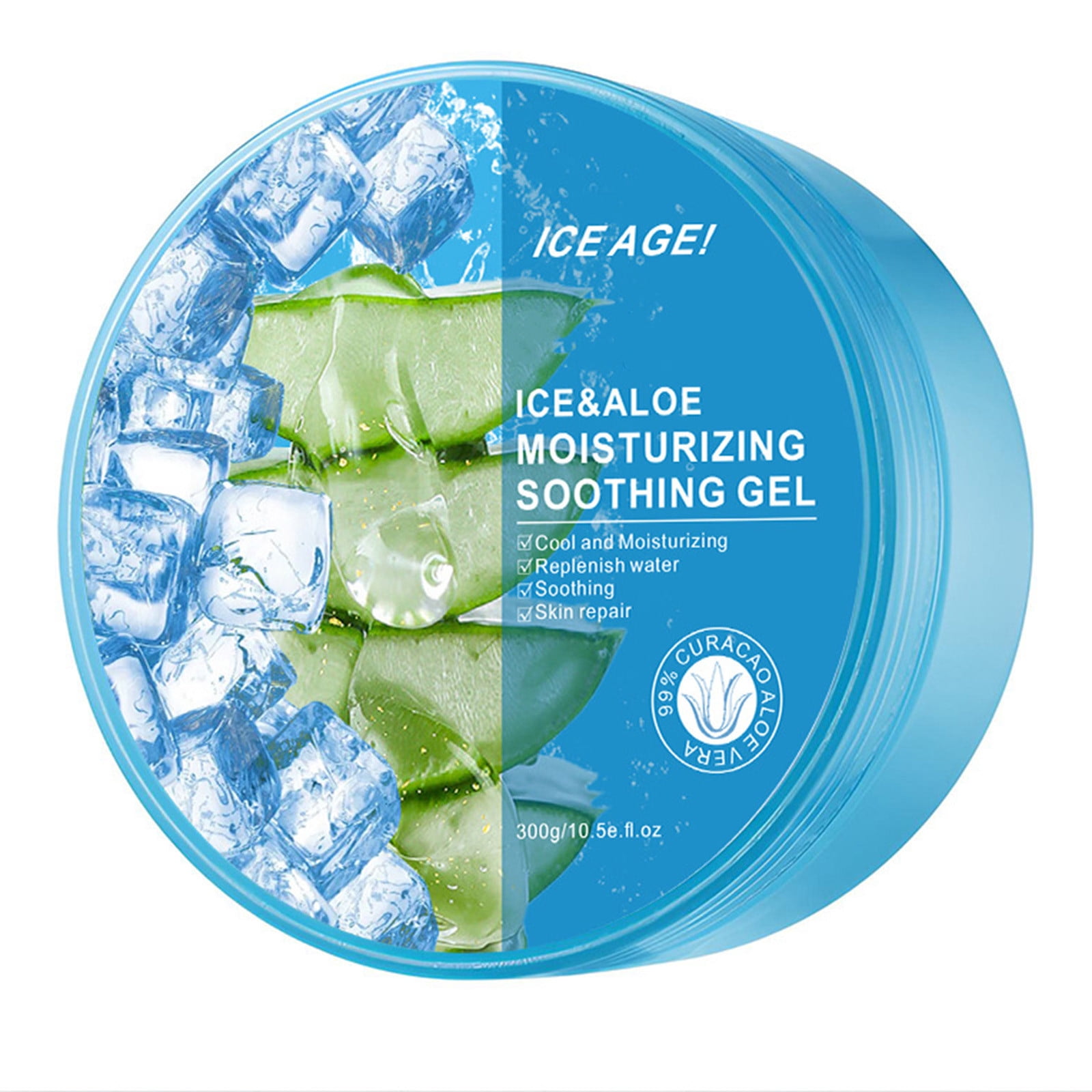 Yatlte Aloe Vera Gel for Face & Body, Aloe Gel from Freshly Cut Leaves,  Fast Absorbing & Non-Sticky, Deep Hydration & Moisturizing for Dry Skin,  Sunburn Relief, After Shave, Hair & Scalp