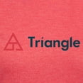 thumbnail image 3 of CafePress - Triangle Horizontal T Shirt - Womens Tri-blend T-Shirt, 3 of 4