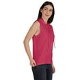 thumbnail image 5 of Inkmeso Womens Sleeveless Drawstring Hoodie Tank Top Plain Jersey Tshirt Top, 5 of 6