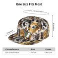 thumbnail image 6 of Fotbe Cute Dog Flat Bill Visor Cap Classic Snapback Hat Polyester Foam Trucker Hat Trucker Cap Adjustable Baseball Cap, 6 of 9