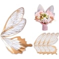 thumbnail image 1 of 50Pcs Waterproof Butterfly Flower Bouquet Wrapping Paper Transparent OPP Bouquet Packaging Paper Camel 580x560x0.1mm, 1 of 5