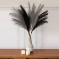 thumbnail image 5 of Grande Falso Gris Pampas Hierba 5 Tallos Extra Esponjoso Falso 70cm Ramo De Flores De Plumas Sala De Estar Decoración Del Hogar Boho Decoración Del Hogar Jarrón Alto Mesa Flor Boda, Gris JAMW Sencillez, 5 of 5