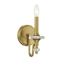 Savoy House 9-1360-1-322 Champlain 1-Light Wall Sconce in Warm Brass