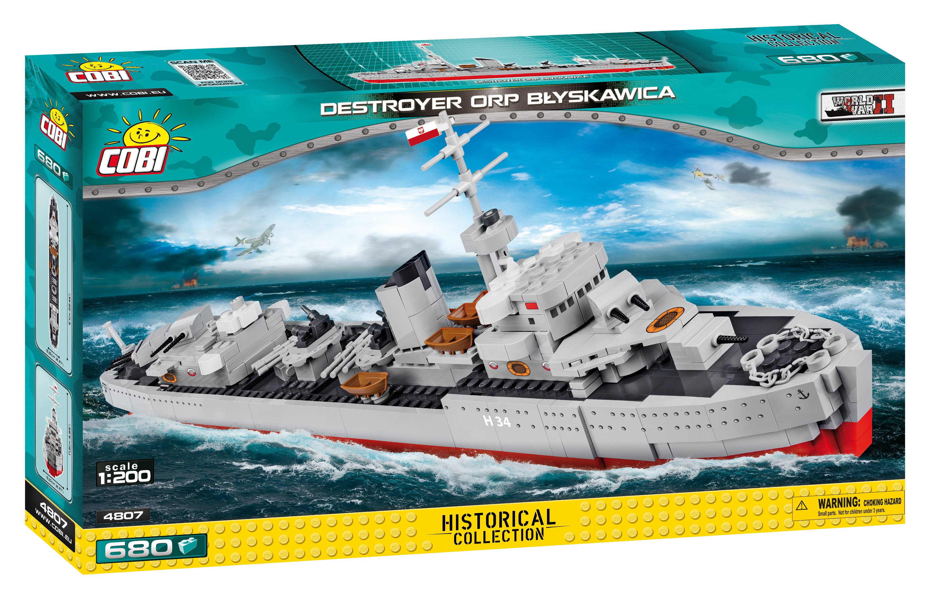 Cobi World Of Warships Orp Blyskawica