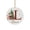 L, variant on 2026 Christmas Home Party Decoration 26 Letters Round Acrylic Christmas Ornament Set Personalized Alphabet Round Pendant DIY Custom Christmas Tree Hanging Decorations Festive Round Pendant