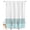 Turquoise, variant on Split Shower Curtain for Transfer Bench, Blue Striped Fabric Shower Curtains for Bathroom, Modern Farmhouse Stripes Tub Sliding Transfer Bench Waterproof Bath Curtains 72"x72"