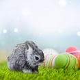 thumbnail image 1 of Cqxid Desktop Ornament Under $10 Simulated Rabbit Small Crouching Rabbit Furnishings Home Crafts Ornaments Animal Static Model, 1 of 7
