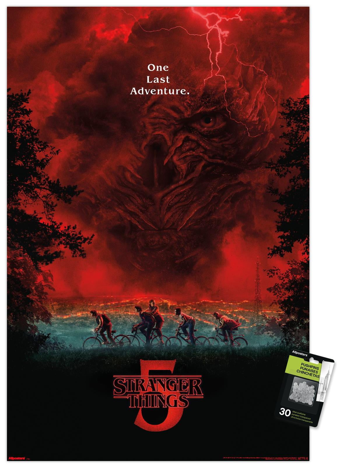 Netflix Stranger Things: Season 2 - Key Art Wall Poster, 14.725