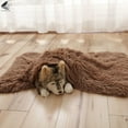 thumbnail image 5 of PULLIMORE Fluffy Fleece Pet Blanket for Dog Cat Soft And Warm Pet Cover Blanket Plush Mat Pad Bed Cover for Small Medium Large Dog Cat (L, Coffee), 5 of 10