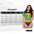 thumbnail image 6 of Lsque Geometry Dash Women's Crew Neck Short Sleeve Bodysuit Basic T Shirts Tops Onesie Adult Cute Pajama-Large, 6 of 8