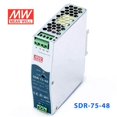 thumbnail image 2 of Mean Well SDR-75-48 Single Output Industrial Power Supply 75W 48V - DIN Rail, 2 of 5
