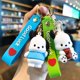 thumbnail image 3 of Llavero Kawaii Sanrio de dibujos animados, muñeco Pochacco, llavero de coche, bolso escolar, colgante, adornos de decoración, regalos de joyería para amigos, 3 of 4