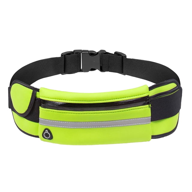 Xihbxyly Riñonera Antirrobo para Correr y Fitness, Portabotellas Multifuncional, Cinturón Elástico para Teléfono, Llaves y Dinero En Efectivo, Diseño Resistente Al Sudor, para Actividades Al Aire Lib