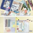 thumbnail image 5 of Bolsa de malla con cierre Desiderio, bolsa de malla de plástico impermeable con cierre, bolsa de archivos a prueba de desgarros, para útiles escolares y de oficina, estilo: estilo 2;, 5 of 5