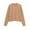 Brown, variant on Womens Fall Sweaters Sevevn Women's Solid Cable Knitted Sweater Casual Long Sleeve Pullover Crew Neck Tops
