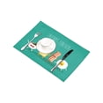 thumbnail image 3 of MKHERT Funny Breakfast Food Friends Forever Egg Bacon Toast Placemats Table Mats for Dining Room Kitchen Table Decoration 12x18 inch,Set of 6, 3 of 4