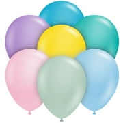 11 inch Tuftex Pastel Assortment Latex Balloons (100 Pack) - Party Supplies Decorations